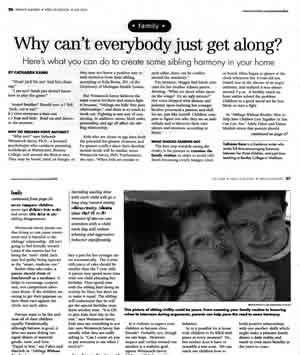Article: Why can't everybody just get along?